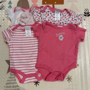 0-3 months Absorba Baby Girl Clothes Onesies